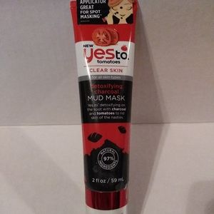 Yes To Tomatoes detoxing charcoal mud mask new